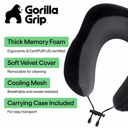 Travel Neck Pillow Gorilla Grip