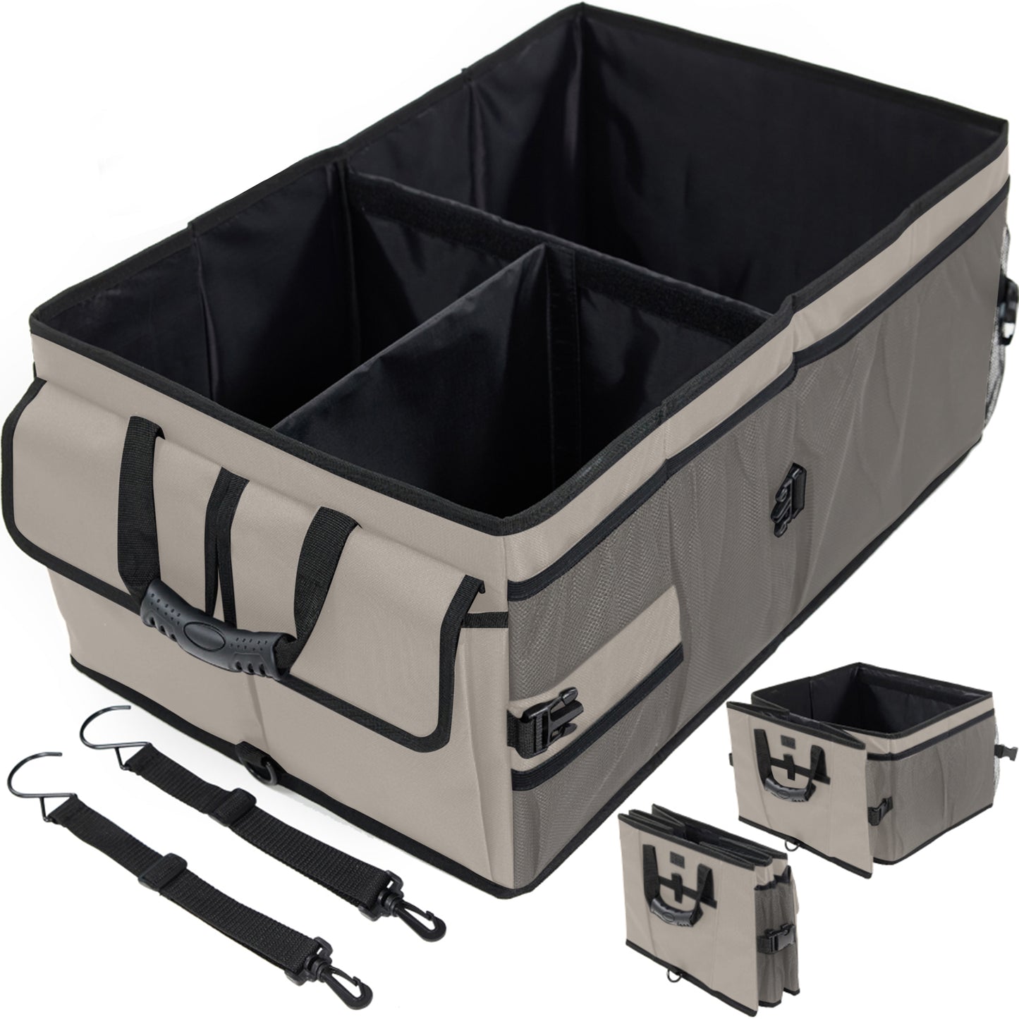 Trunk Organizer  Gorilla Grip Beige  