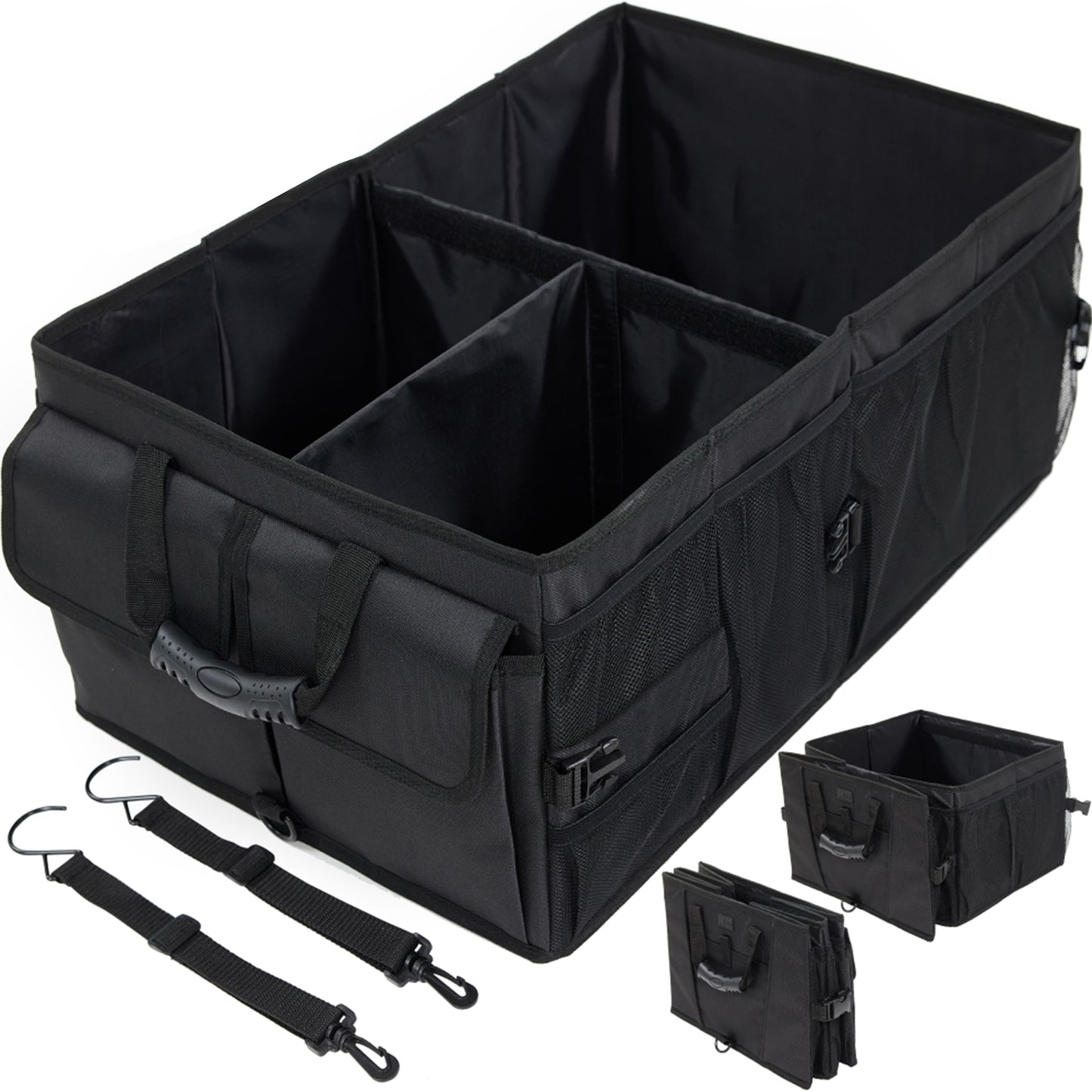 Trunk Organizer  Gorilla Grip Black  