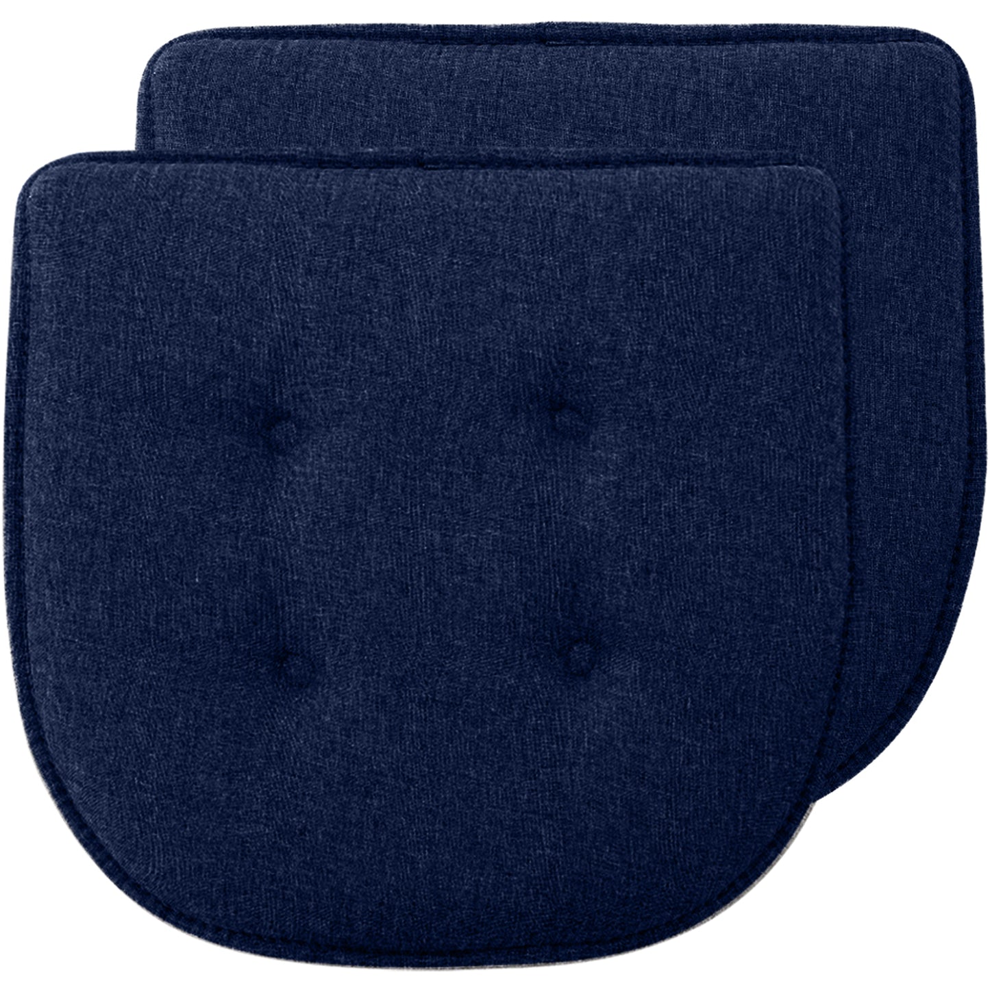 Chair Pad Gorilla Grip Navy (Tufted) 16" x 17" (2 Pack)