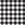 Buffalo Checkered Black White / 24x24