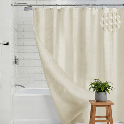 Waffle Shower Curtain