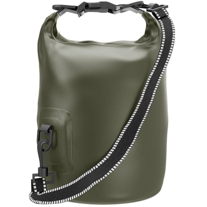 Waterproof Dry Bag  Gorilla Grip Forest green 5L 