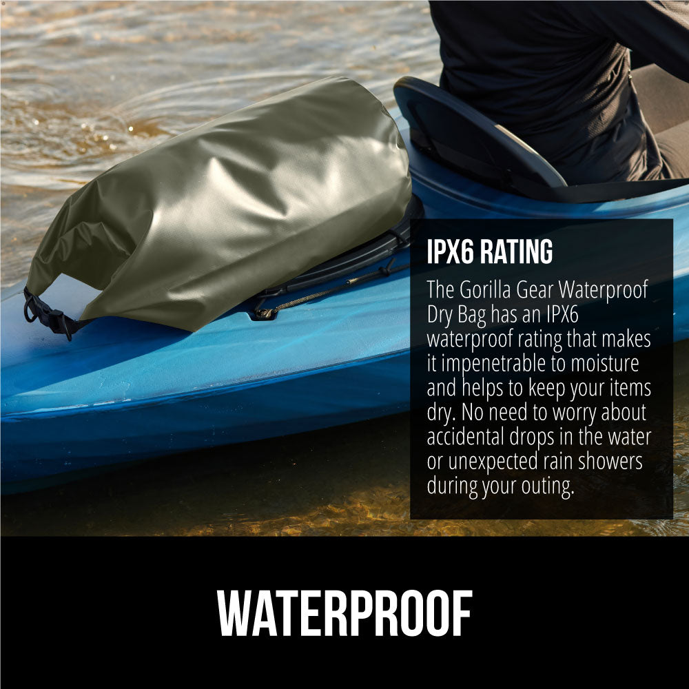 Waterproof Dry Bag  Gorilla Grip   