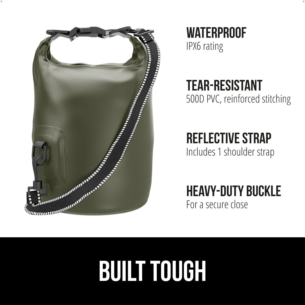 Waterproof Dry Bag  Gorilla Grip   