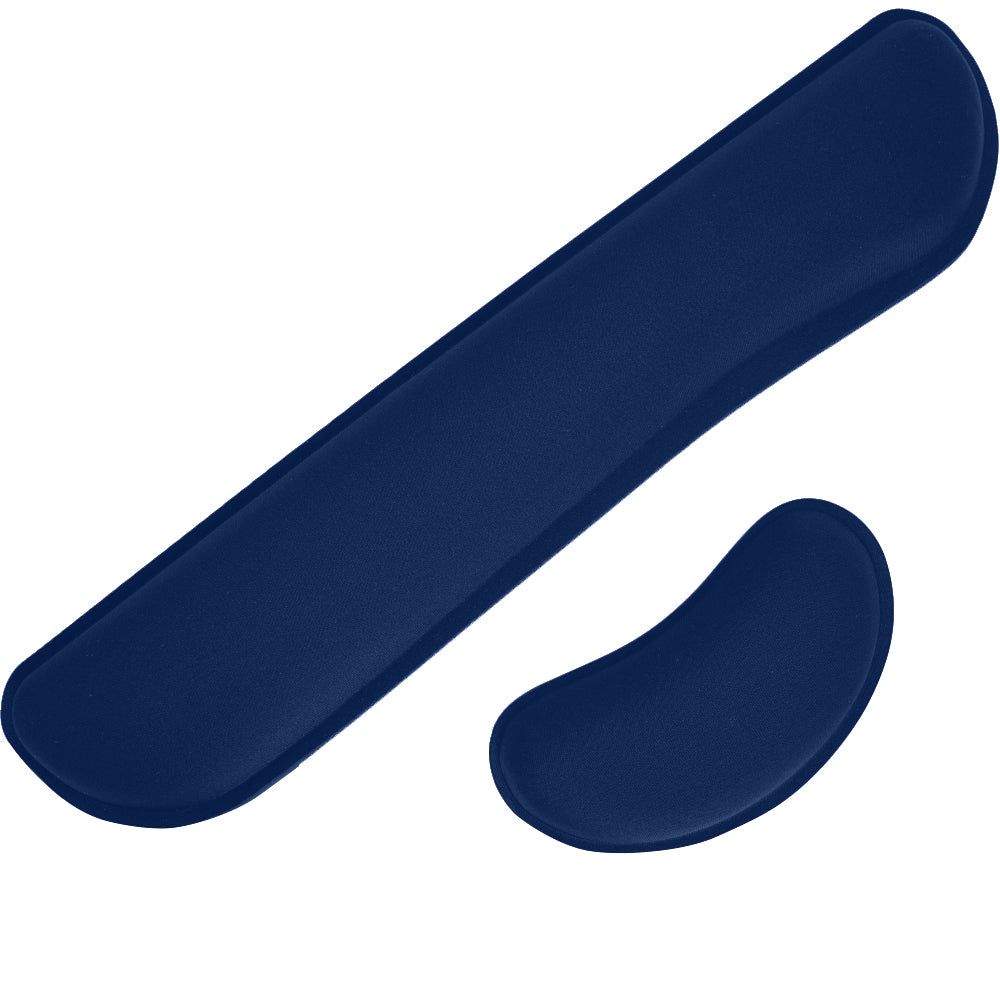 Gorilla Grip Memory Foam Wrist Rest Shown in Navy Blue