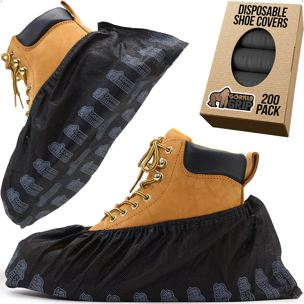 Gorilla Guard Shoe Covers Gorilla Grip Heavy Duty Fabric 200 Pack