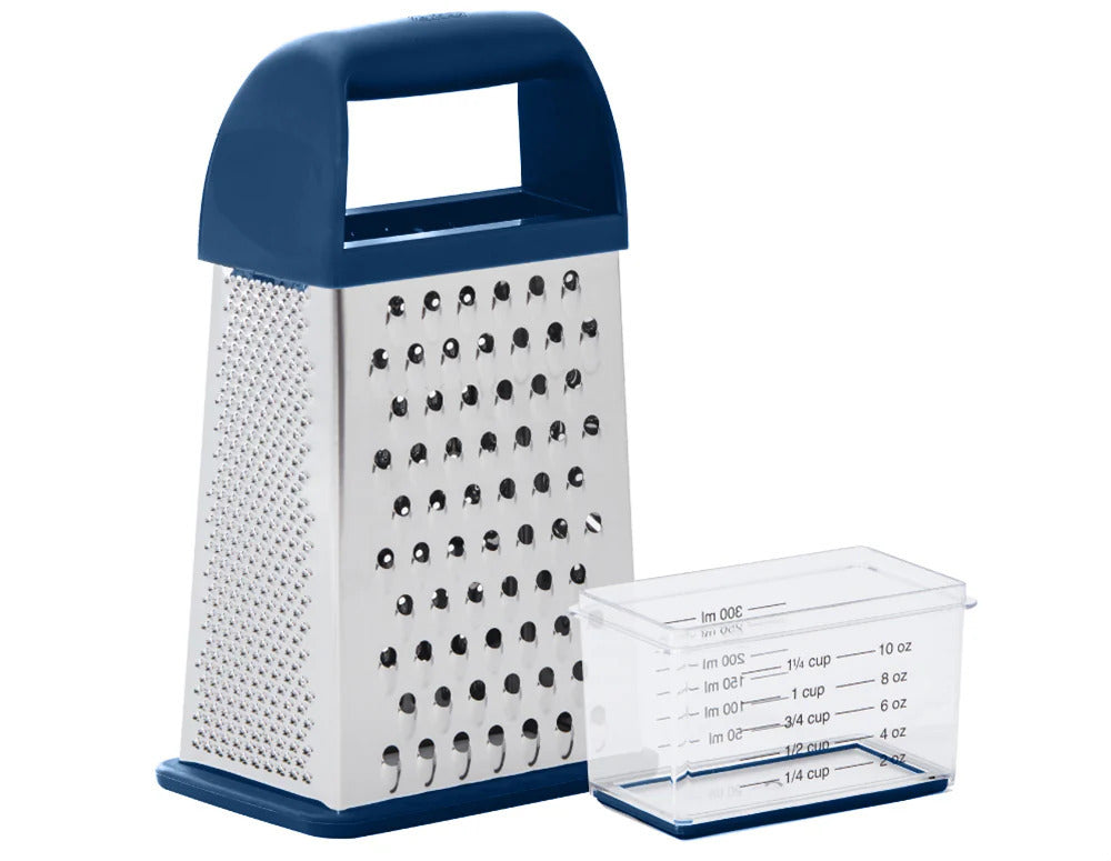 Gorilla Grip Box Grater with blue grip