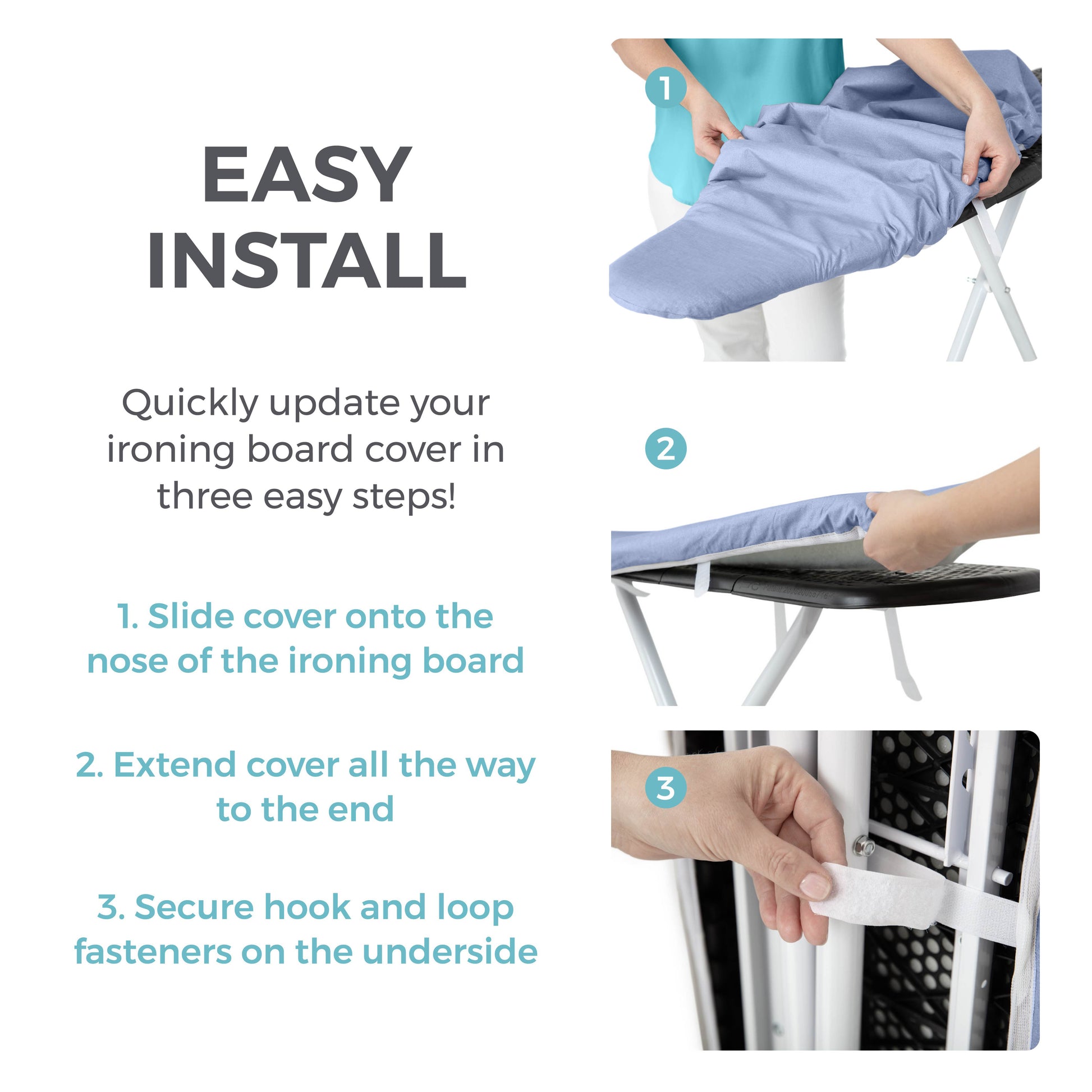 Home Genie Ironing Board Cover Gorilla Grip