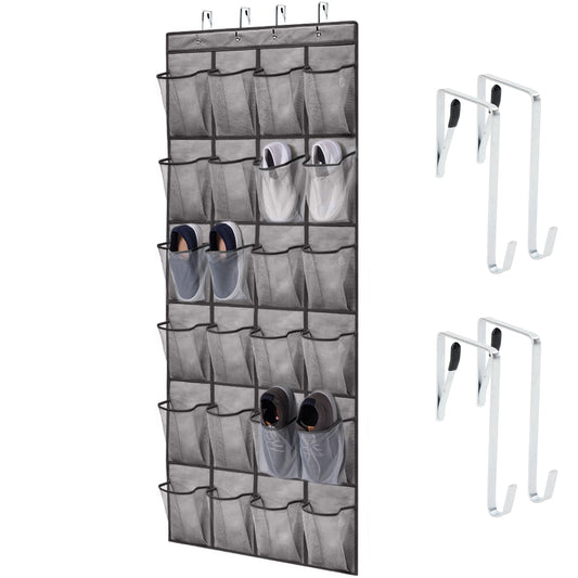 Home Genie Over Door Organizer Gorilla Grip Gray
