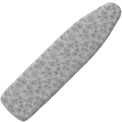 Ironing Board Cover  Gorilla Grip Gray Floral 15" x 54" 