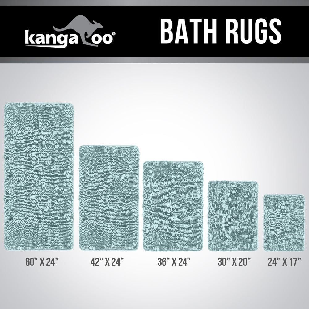 KANGAROO Bathroom Rugs Bath Accessories Gorilla Grip
