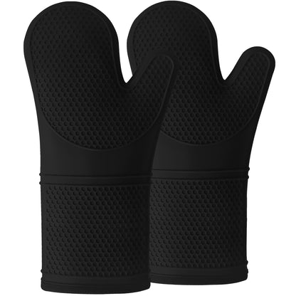 Oven Mitts  Gorilla Grip Black 14.5" 