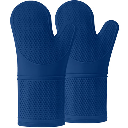 Oven Mitts  Gorilla Grip Blue 14.5" 