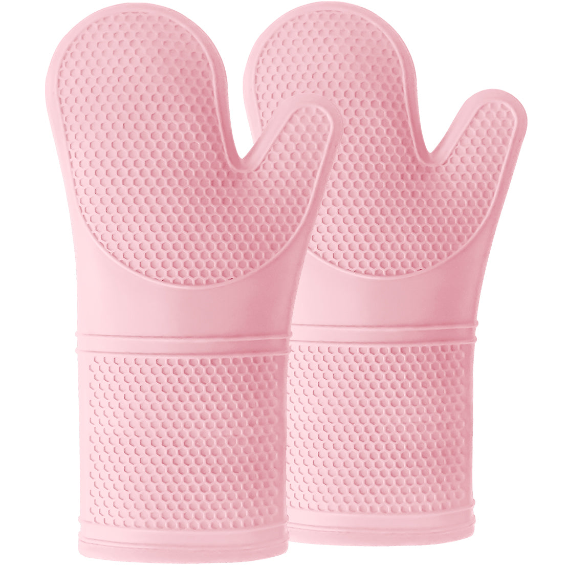 Oven Mitts  Gorilla Grip Pink 14.5" 