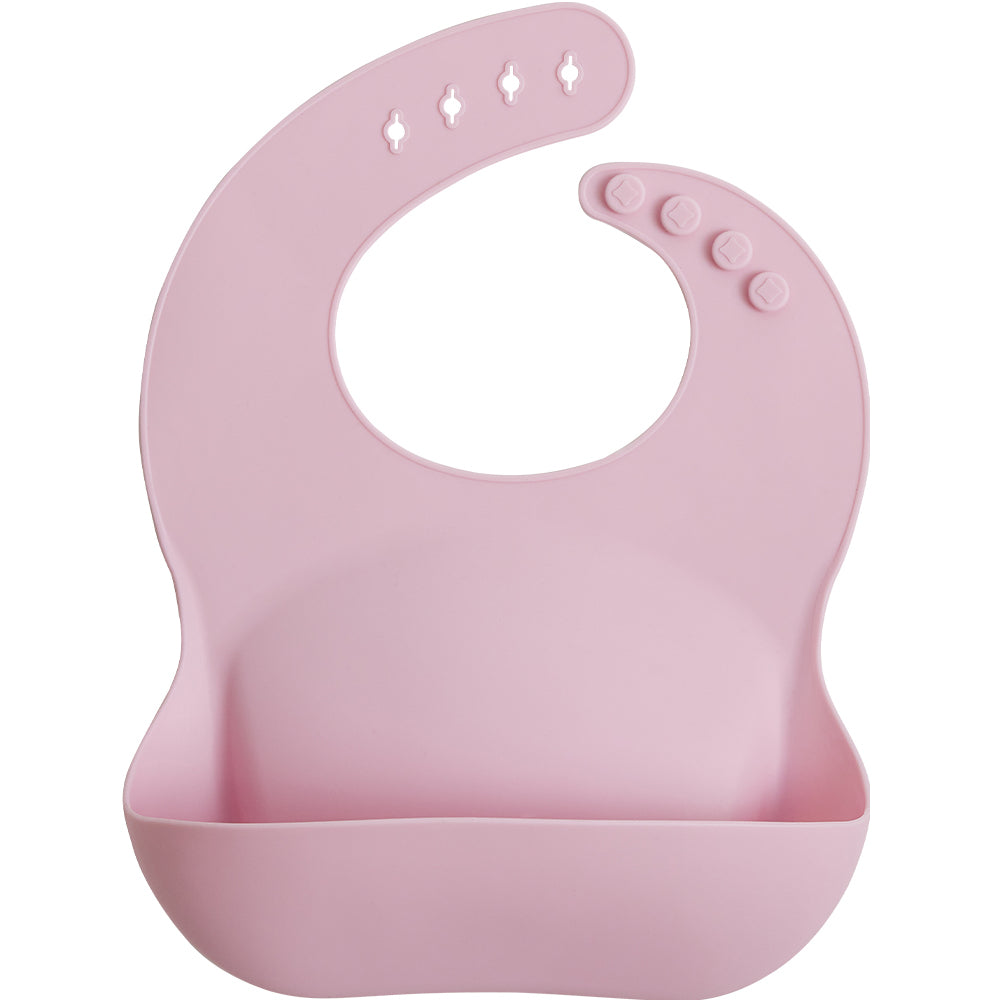 Silicone Bib  Gorilla Grip Pink  