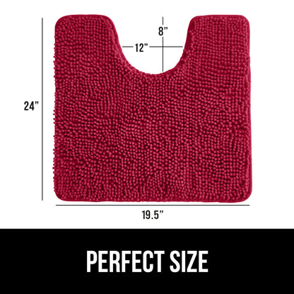 Chenille Bath Rug Contour Bath Accessories Gorilla Grip