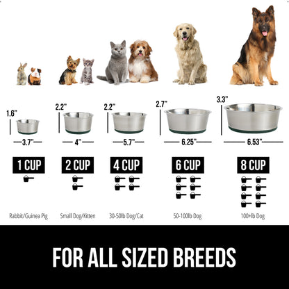 Stainless Steel Dog Bowl (Single)