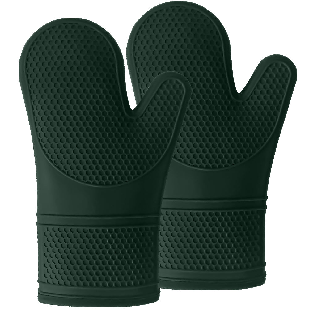 Oven Mitts  Gorilla Grip Hunter Green 12.5" 