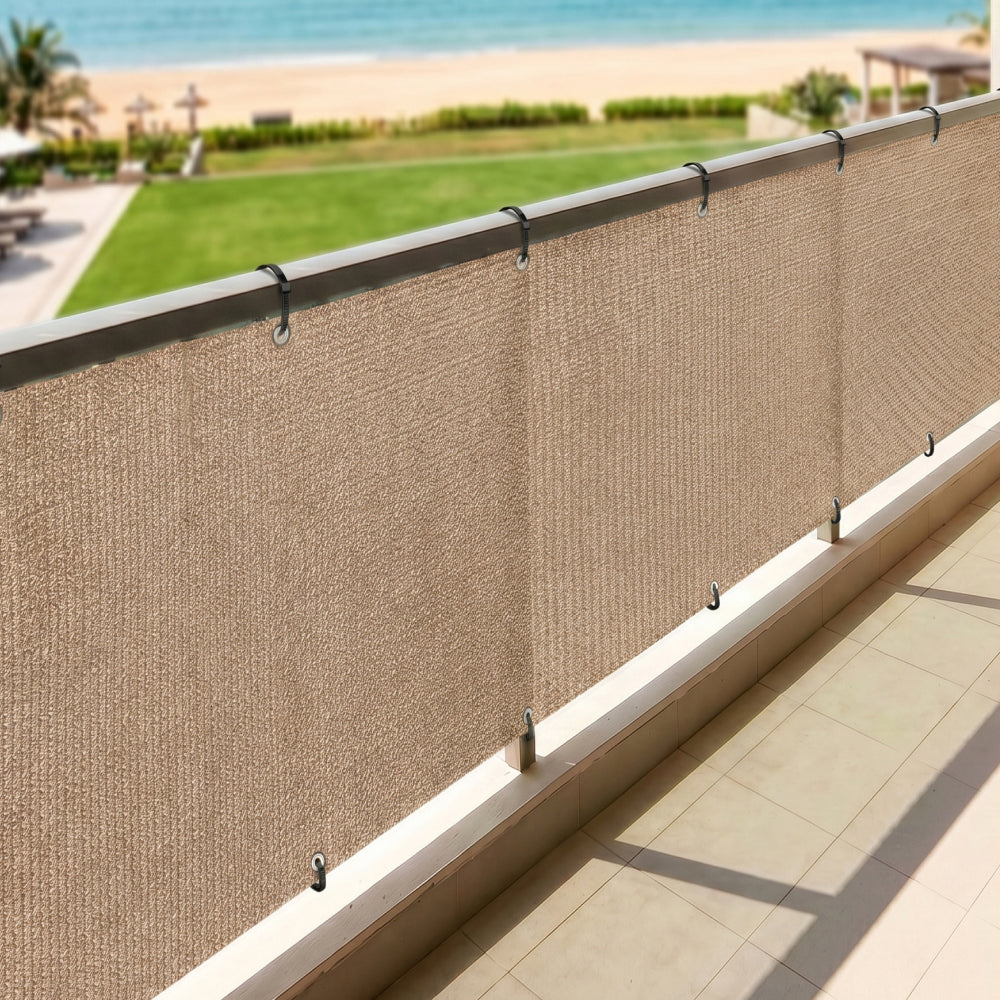 Rugged Rhino Fence Privacy Screen Rugged Rhino Beige 3 x 10 ft