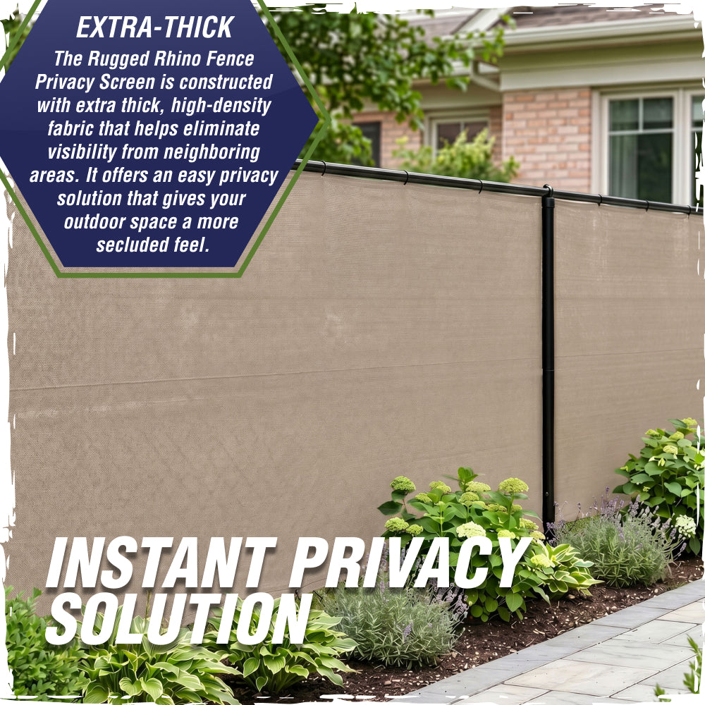 Rugged Rhino Fence Privacy Screen Rugged Rhino