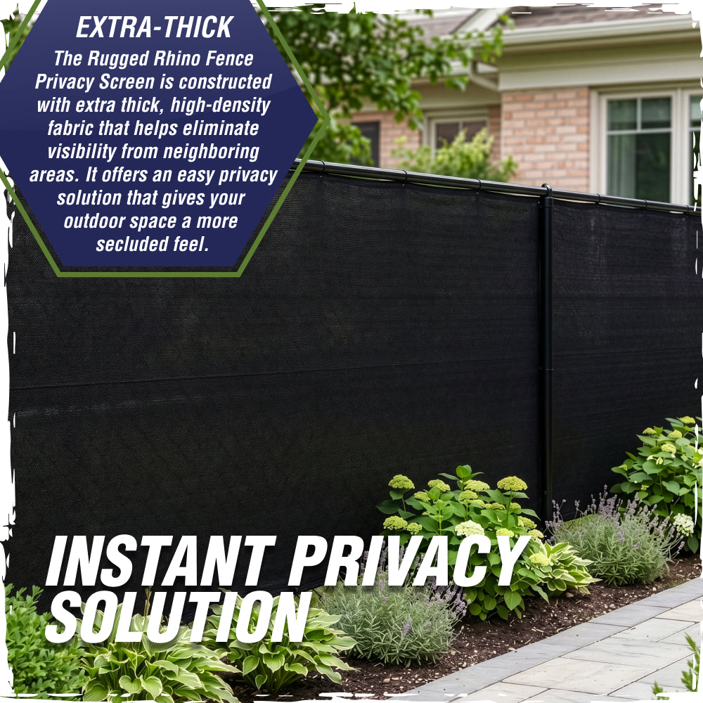 Rugged Rhino Fence Privacy Screen Rugged Rhino