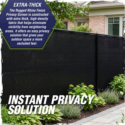 Rugged Rhino Fence Privacy Screen Rugged Rhino