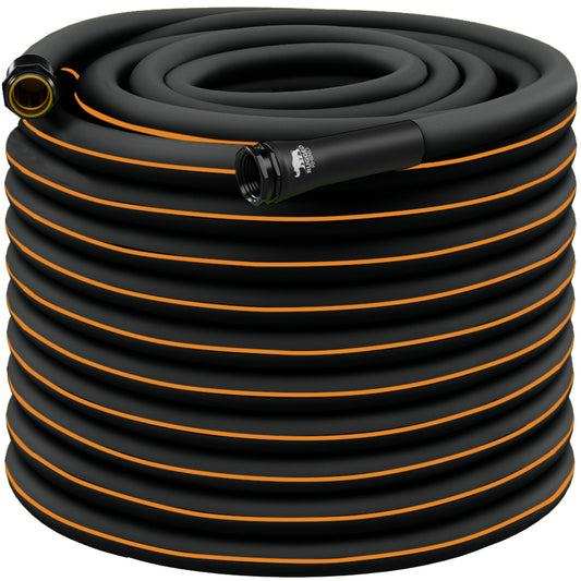 Rugged Rhino Garden Hose Gorilla Grip Black/Orange 25 Feet
