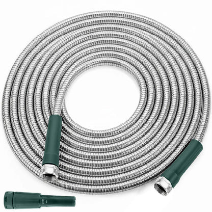 Rugged Rhino Metal Hose Gorilla Grip Hunter Green 25ft