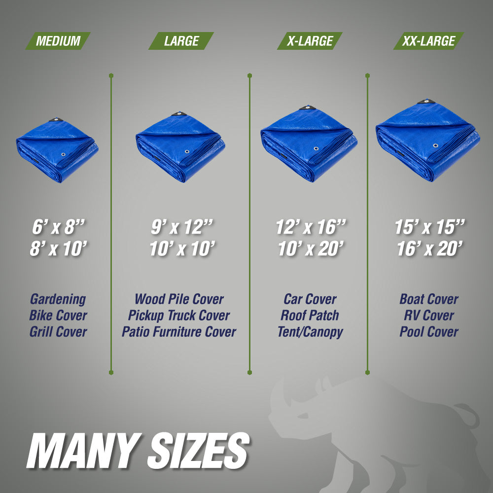 Rugged Rhino Multi-Purpose Tarp – Gorilla Grip