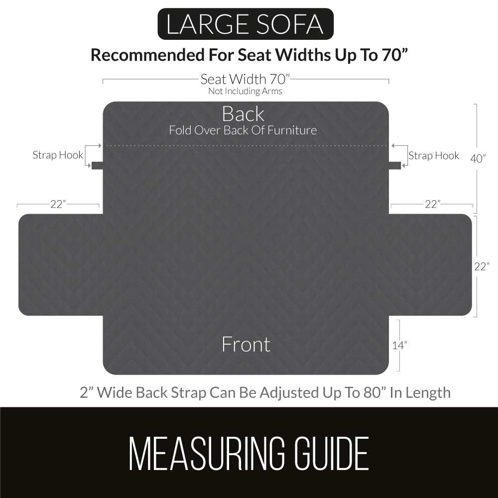 Sofa Shield Couch Slip Cover Gorilla Grip