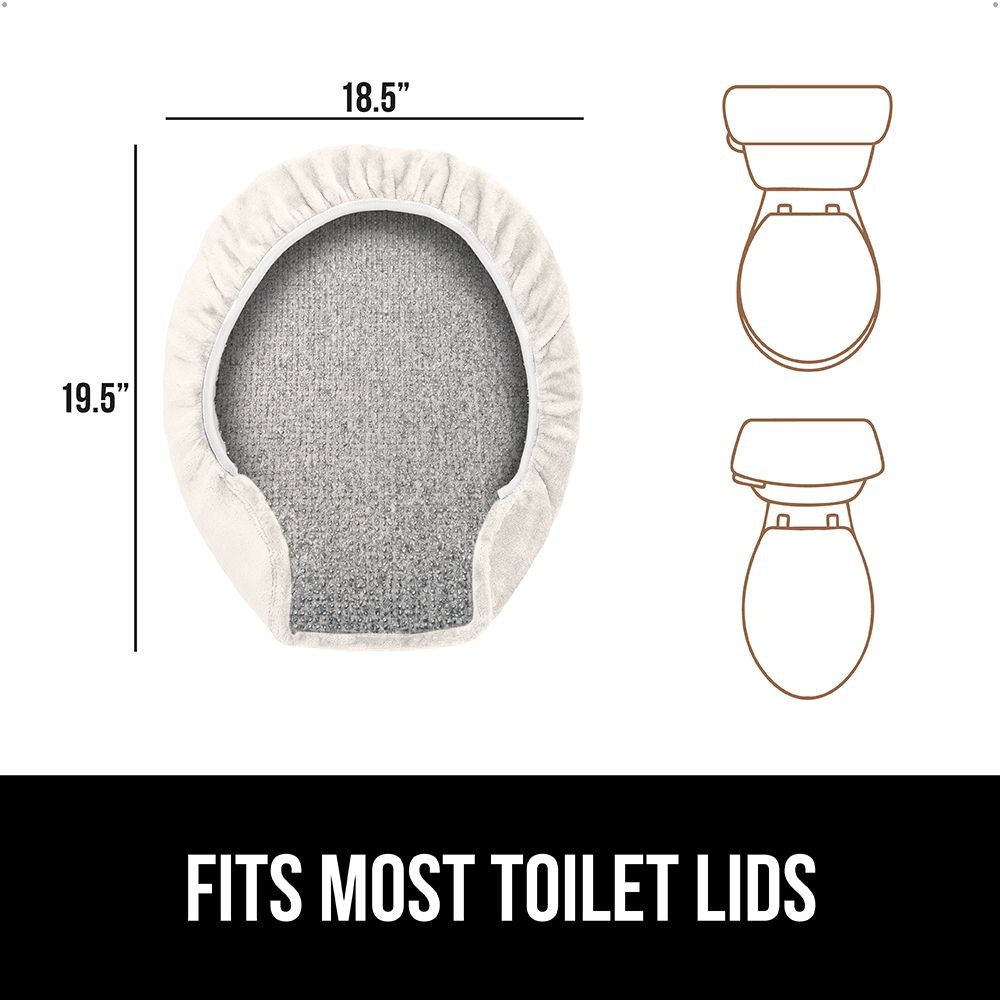 Toilet Lid Cover Gorilla Grip Cream ICONS2