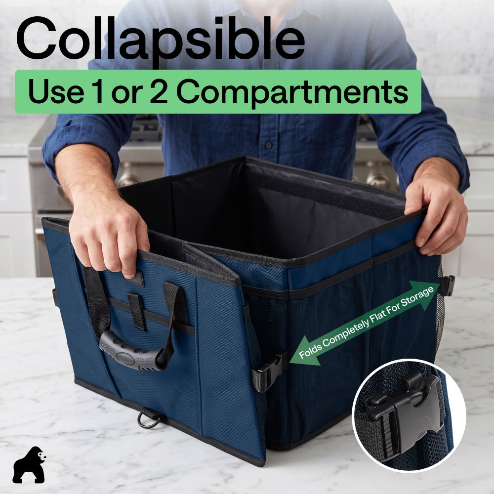 Trunk Organizer Gorilla Grip Blue ACT2