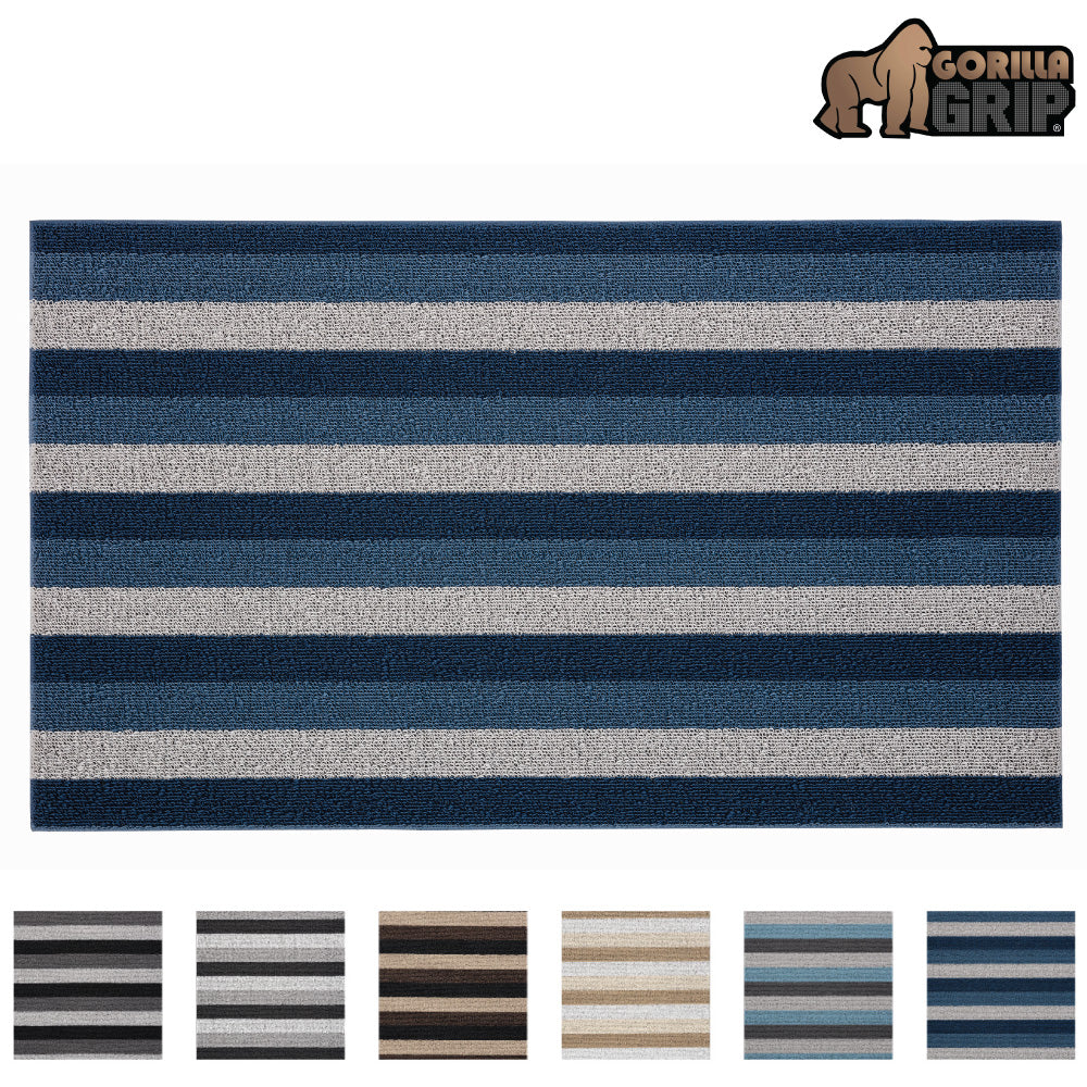 Textured Stripe 24 x 36 Shoe Scraper Doormat, Durable