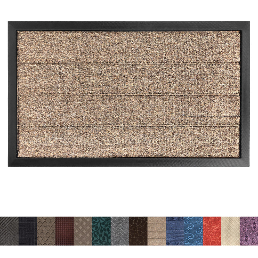 Gorilla Grip All-Season WeatherMax Doormat, Durable Natural Rubber, Stain  and Fa