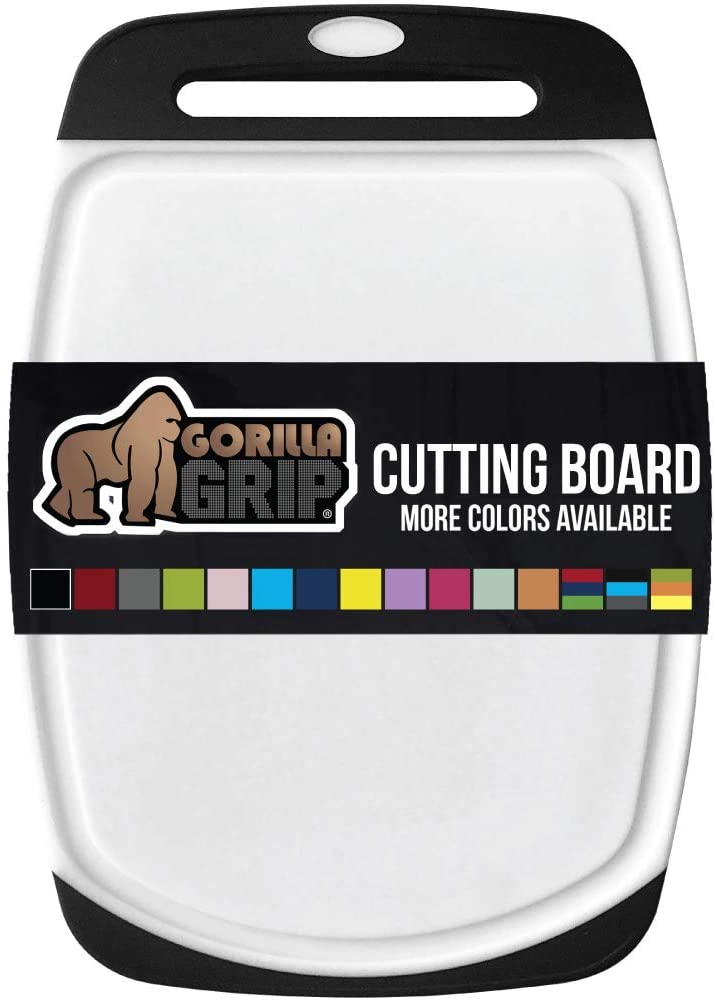 Gorilla Grip Original Reversible Cutting Board (3-Piece) BPA Free, Dishwasher