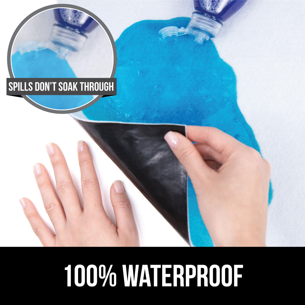 Gorilla Grip Quick Dry Waterproof Under Sink Mat Liner, 24x50, Slip  Resistant, Non-Adhesive, Absorbent Mats for Below Sinks, Durable Shelf  Liners to