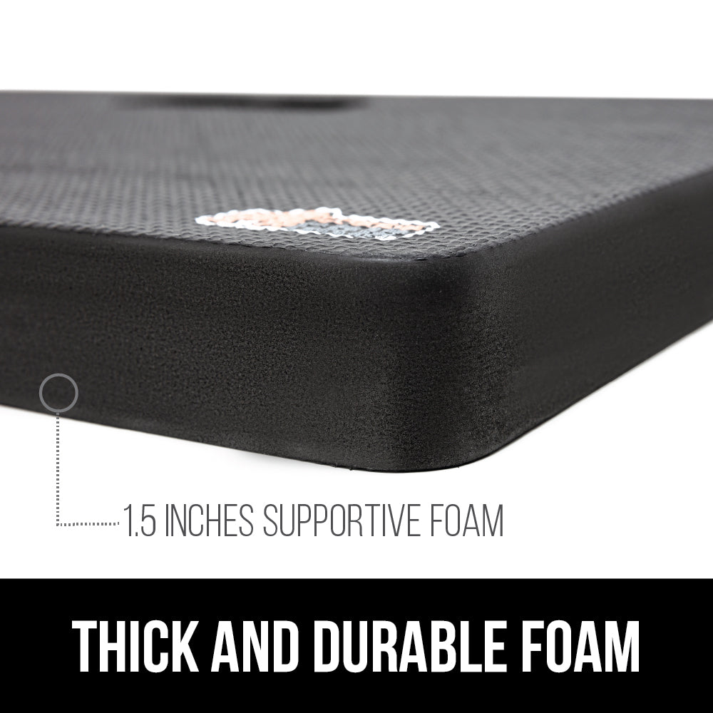 Kneely Kneeling Pad, Extra Thick Memory Foam Garden Kneeler, Water Resistant Knee Pad, Yoga Cushion, Soft Balance Pad - Gardening, Exercise, Physical