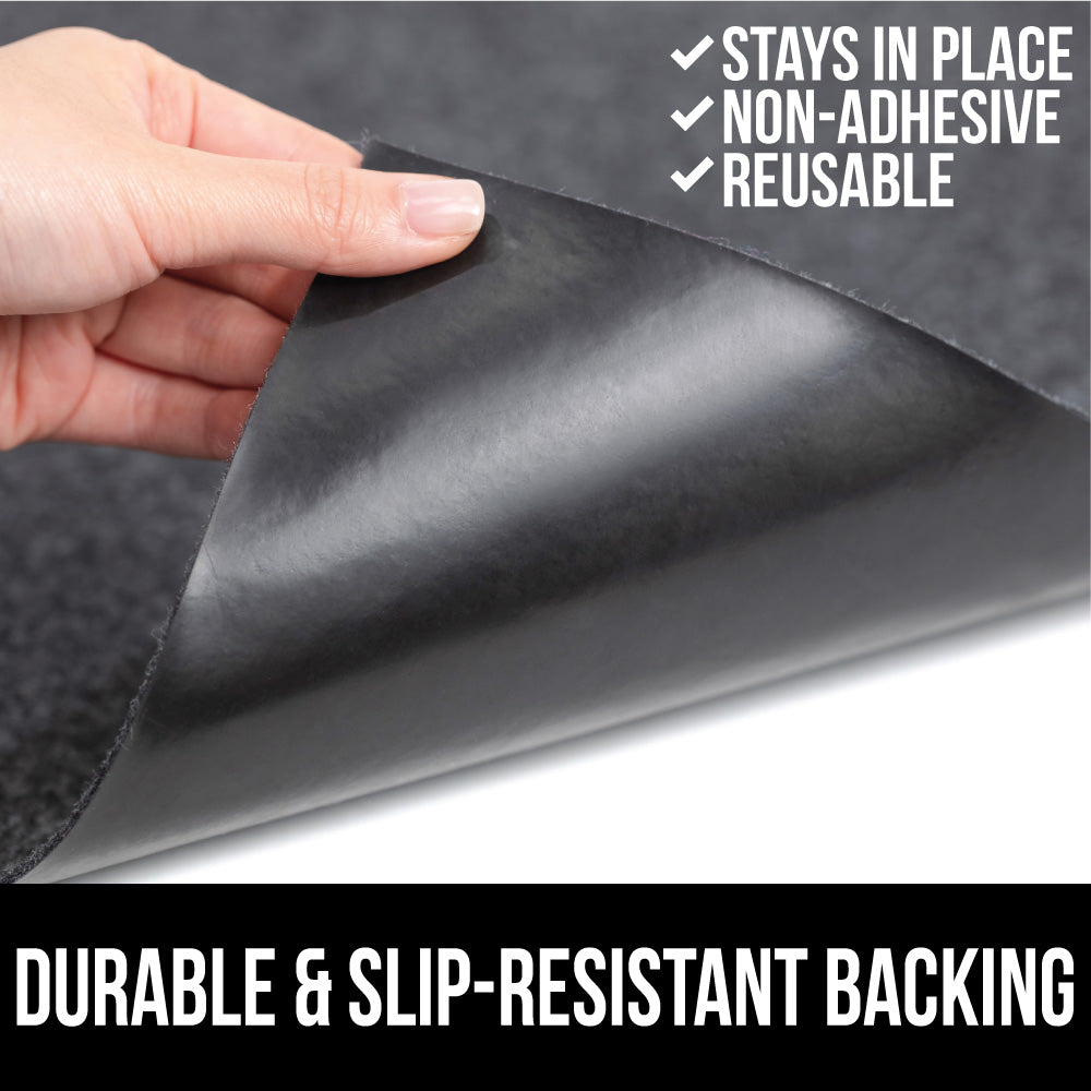  Gorilla Grip Quick Dry Waterproof Under Sink Mat Liner, 24x36,  Slip Resistant, Absorbent Mats for Below Sinks, Durable Shelf Liners to  Protect Cabinets, Machine Washable, Dots Light Gray White