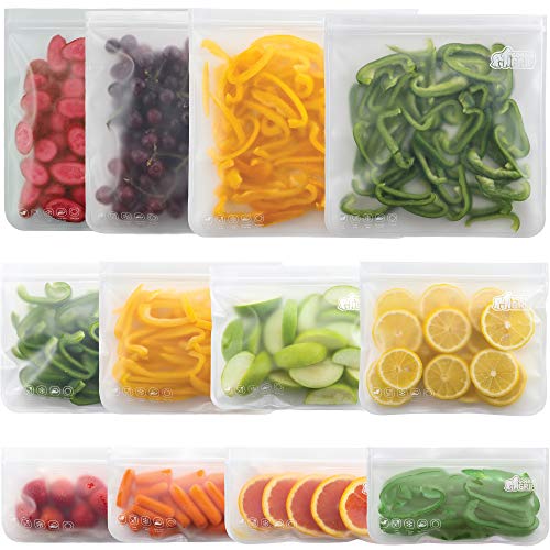 Buy 2 Get 1 Free Silicone Food Storage Bag Reusable Stand Up Zip Shut Bag  Leakproof Containers Fresh Bag Food Storage Bag Fresh Wrap Ziplock Bag   Fruugo IN