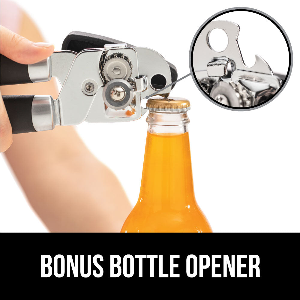 Can Opener, Manual Can Opener, Rust Proof Safe MultiFunction Bottle Opener