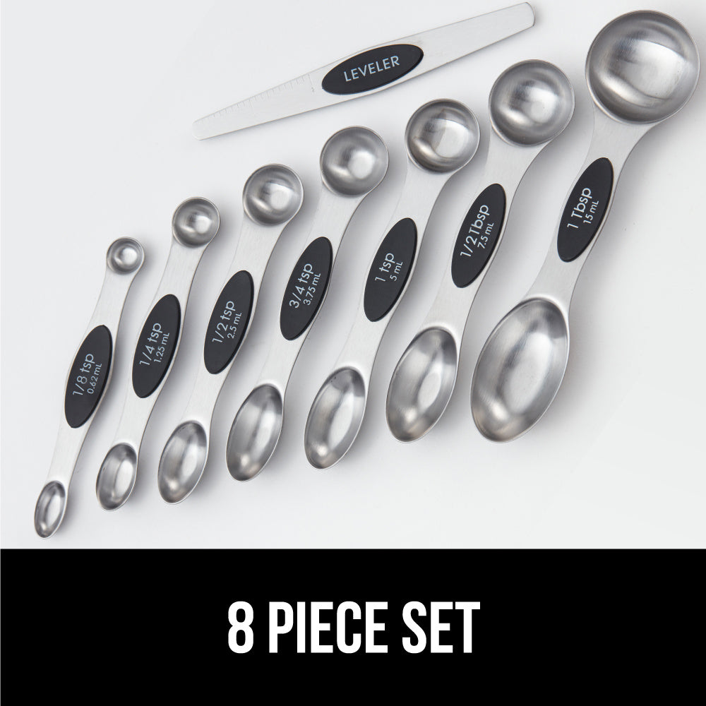 Magnetic Measuring Spoons 8-piece Set with Leveler