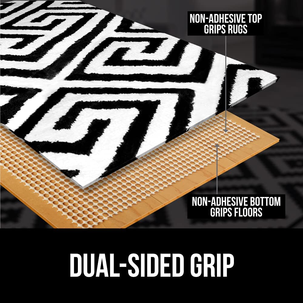 Gorilla Grip Original Area Rug Gripper Pad, 2x3, Made in USA, for Hard  Floors, Pads Available in Many Sizes, Provides Protection and Cushion for  Area Rugs, Carpets and Floors 2' X 3' 