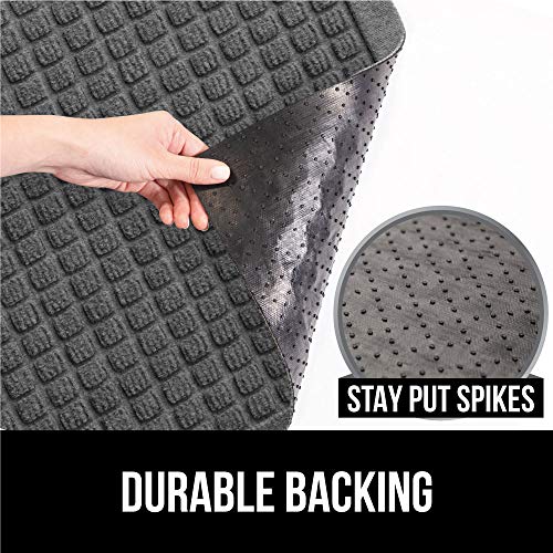 Gorilla Grip Ultra Absorbent Moisture Guard Doormat, Absorbs Up to 1.7 Cups  of Water, Stain and Fade Resistant, Spiked Rubber Backing, All Weather