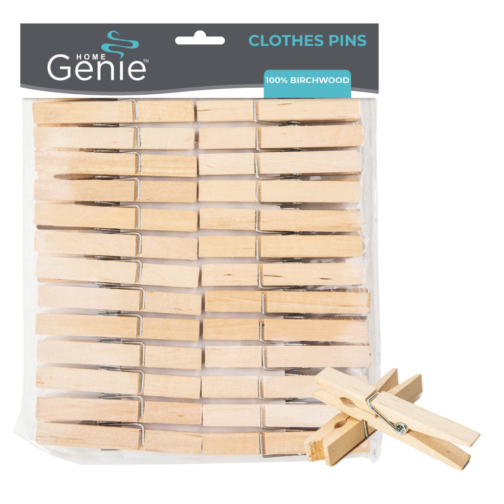  20 Hardwood Clothespins Made in The USA : Home & Kitchen